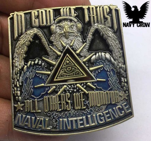 Naval Intelligence Spinner US Navy Challenge Coin