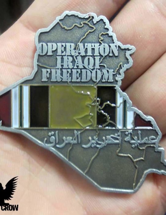 Operation Iraqi Freedom Veteran US Navy Challenge Coin