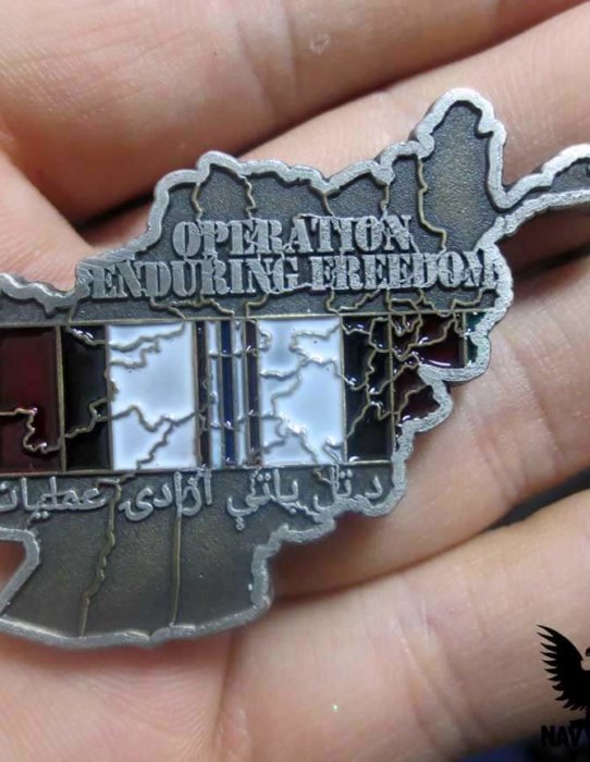 Operation Enduring Freedom OEF Veteran Coin. USN Coins