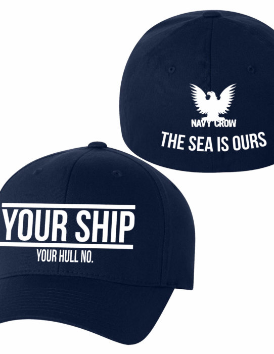 Ship Of The Line Custom Warship Ball Cap. US Navy Headwear