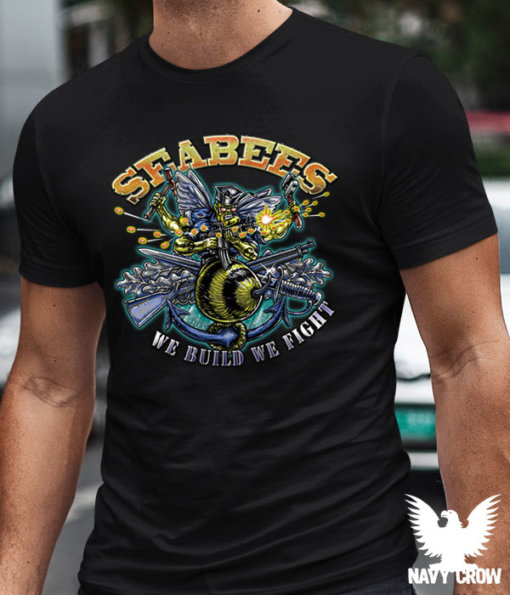 US Navy Seabees We Build We Fight Shirt