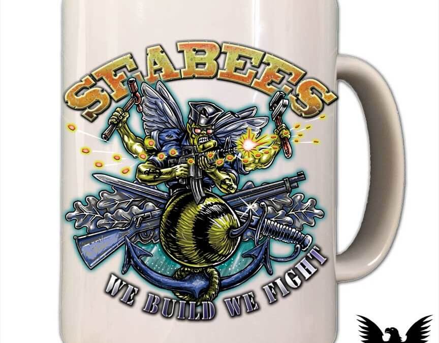 Navy Seabees We Build We Fight US Navy Coffee Mug