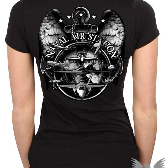 US Navy Naval Air Station Ladies Shirt