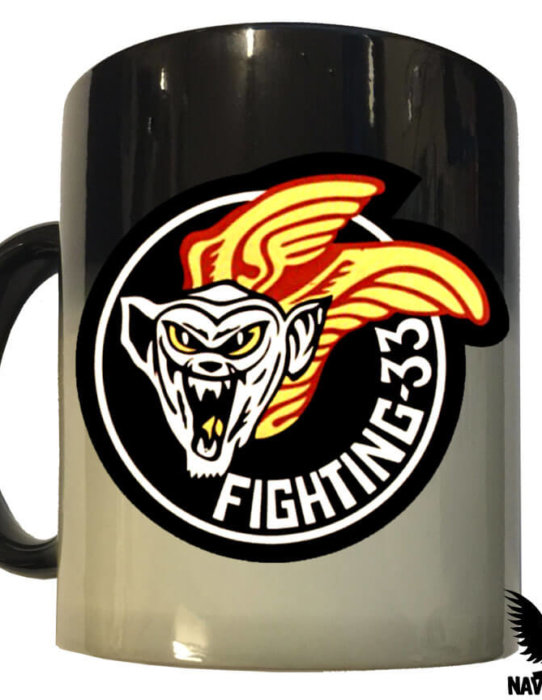 VF-33 Fighter Squadron Lava Coffee Mug