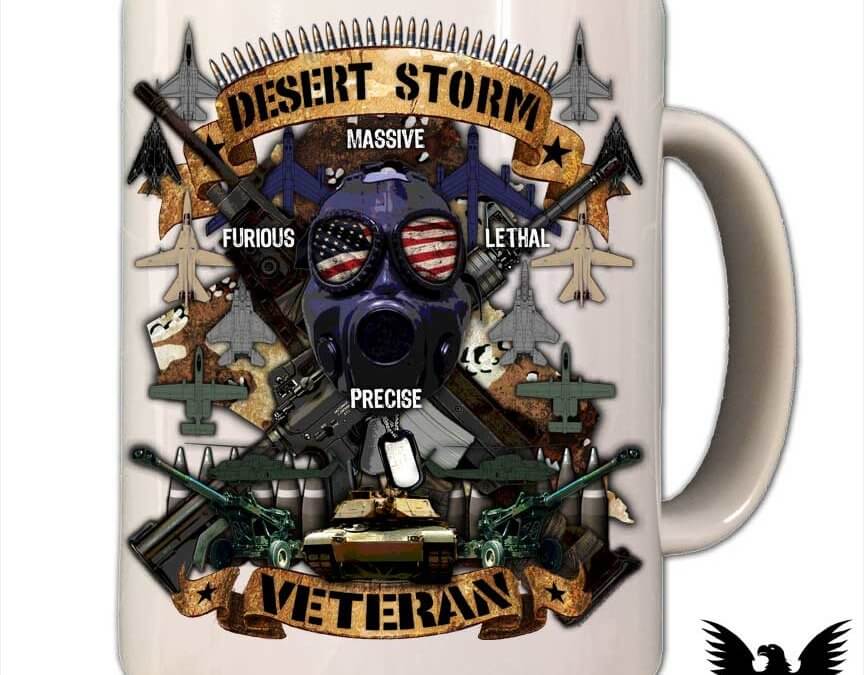 Desert Storm Veteran US Navy Coffee Mug