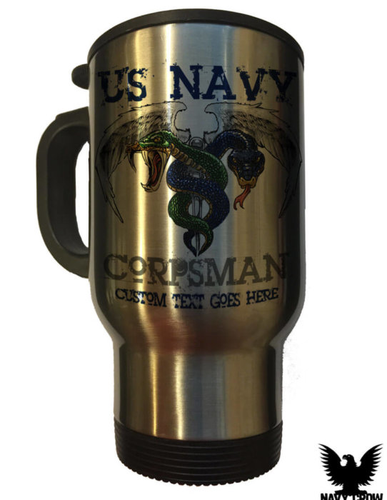 US Navy Corpsman Travel Mug