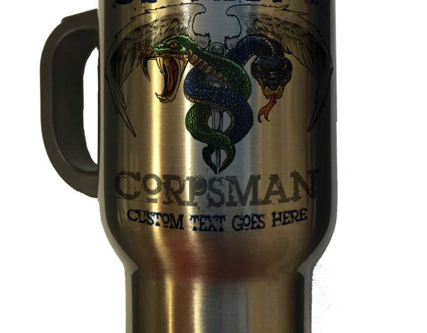 Navy Corpsman US Navy Travel Mug