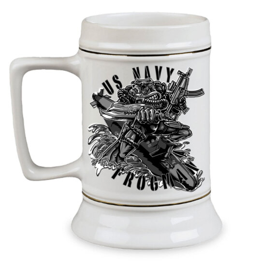 US Navy Frogman Stein