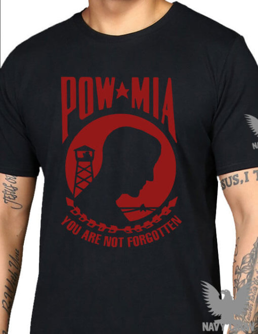 POW MIA You Are Not Forgotten US Navy Shirt