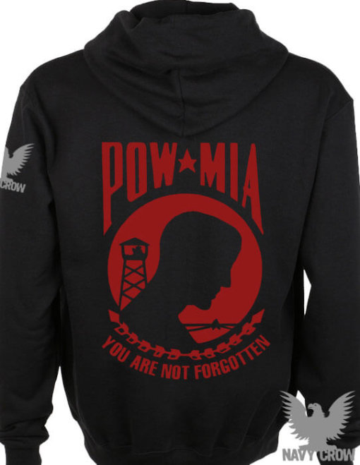 POW MIA You Are Not Forgotten US Navy Hoodie