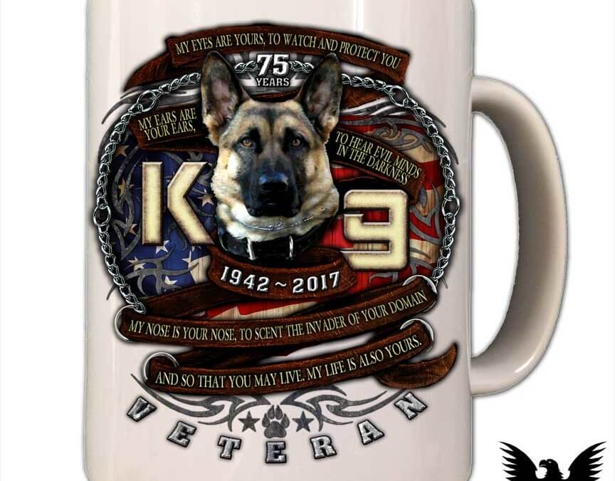 K9 Veteran US Navy Coffee Mug