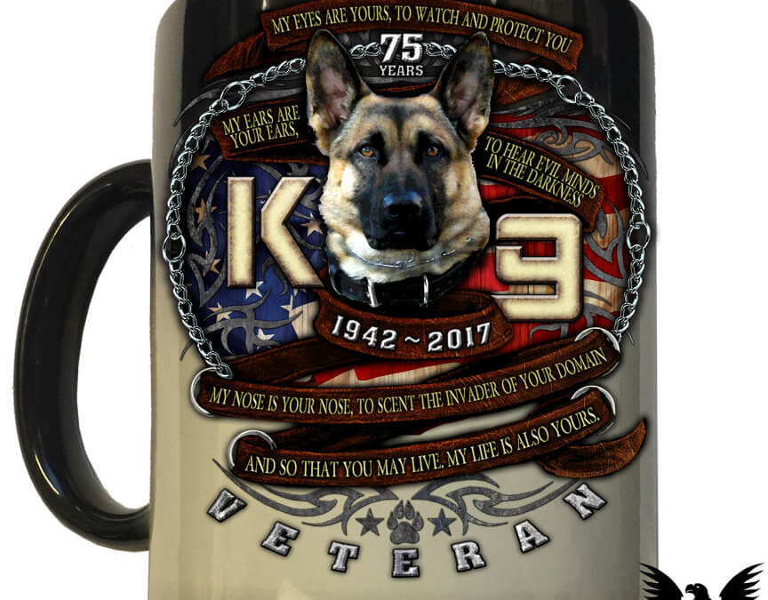 K9 Veteran US Navy Lava Mug