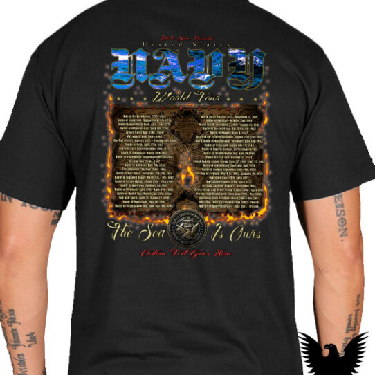 United States Navy World Tour Shirt