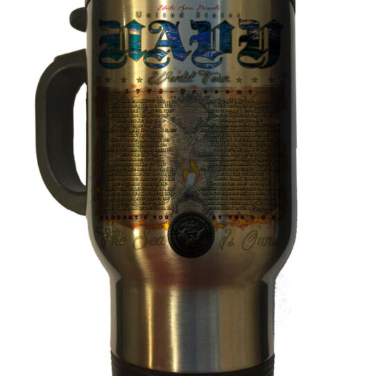 United States Navy World Tour Travel Mug