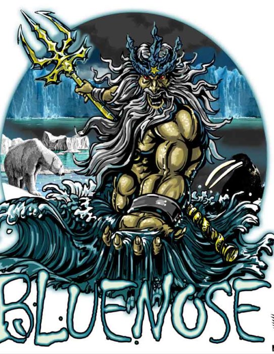 Bluenose US Navy Sticker