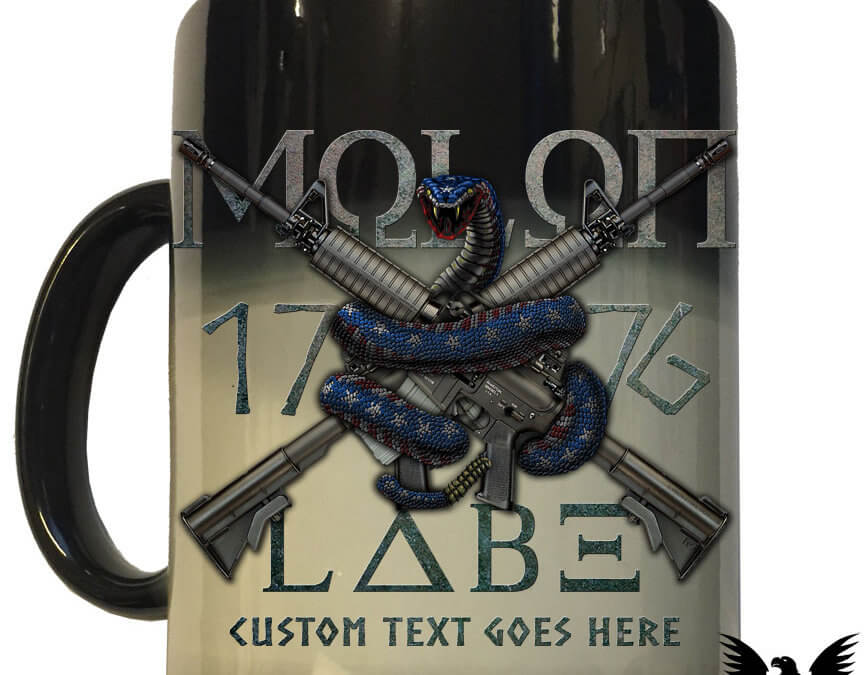 Molon Labe 1776 US Navy Lava Mug