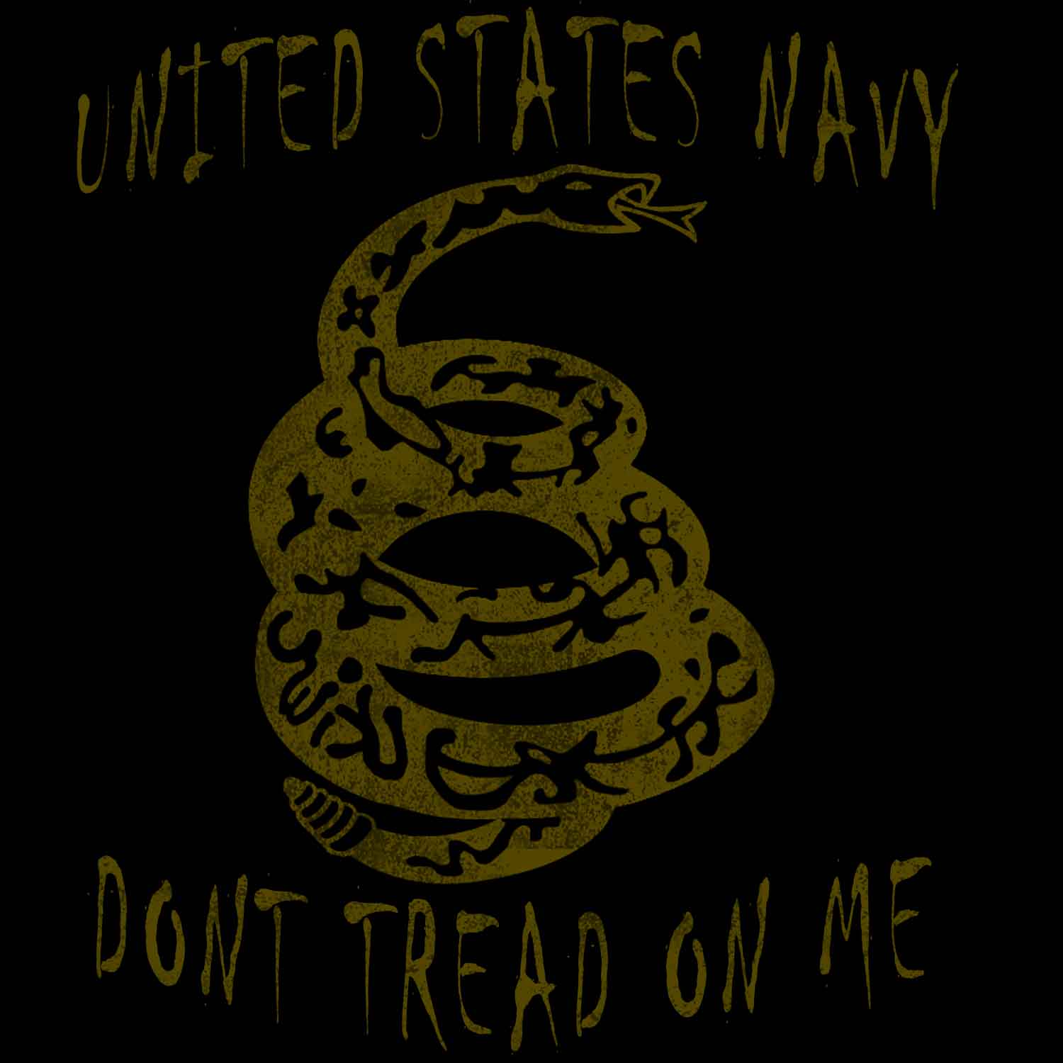 Don't Tread On Me US Navy Veteran 3-18 Inch Custom Decal Sticker