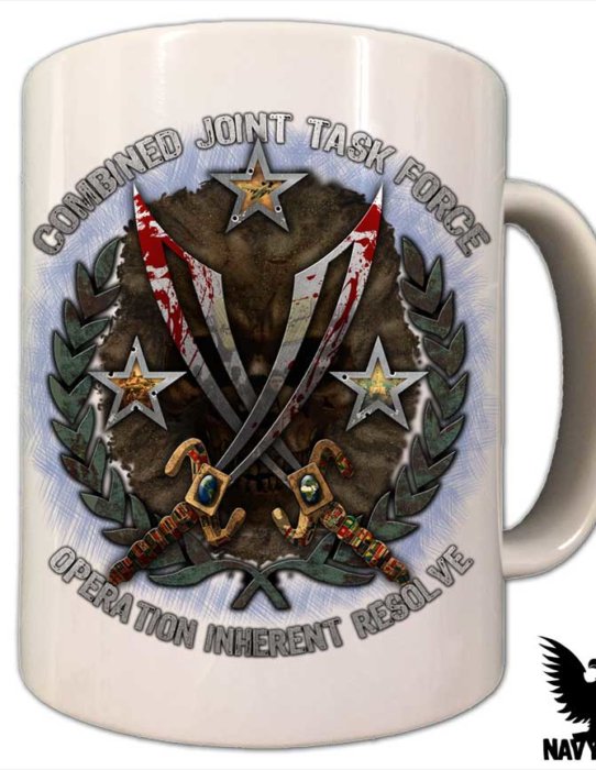 OIR Operation Inherent Resolve US Navy Coffee Mug