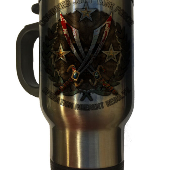 OIR Operation Inherent Resolve US Navy Travel Mug