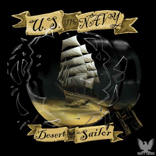Desert Sailor US Navy Sticker