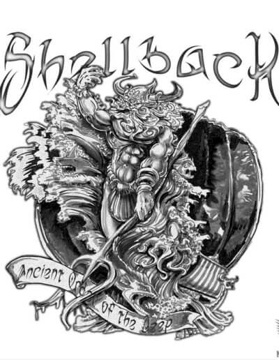 Shellback Ancient Order Of The Deep US Navy Patch