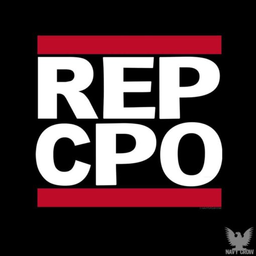 REP CPO US Navy Sticker