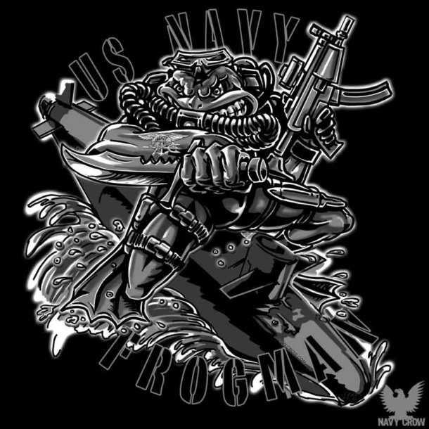 SEAL Frogman US Navy Sticker 100 Made In The USA!