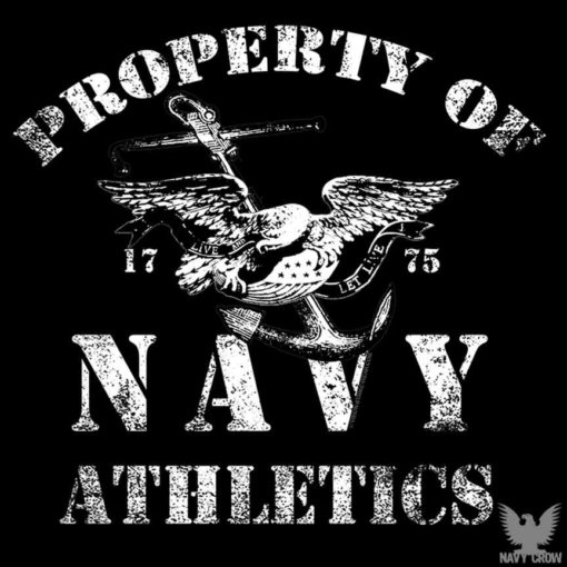 Property Of USN Athletics US Navy Sticker