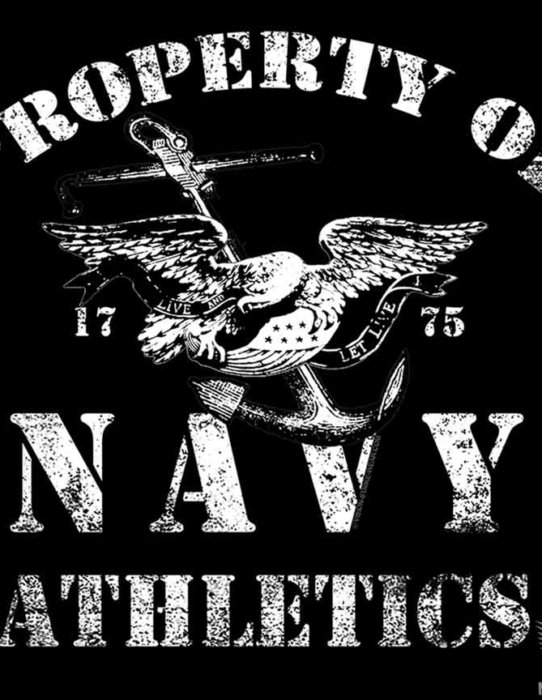 Property Of USN Athletics US Navy Sticker