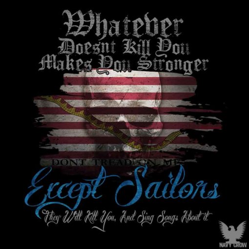 Whatever Doesn't Kill You US Navy Sticker