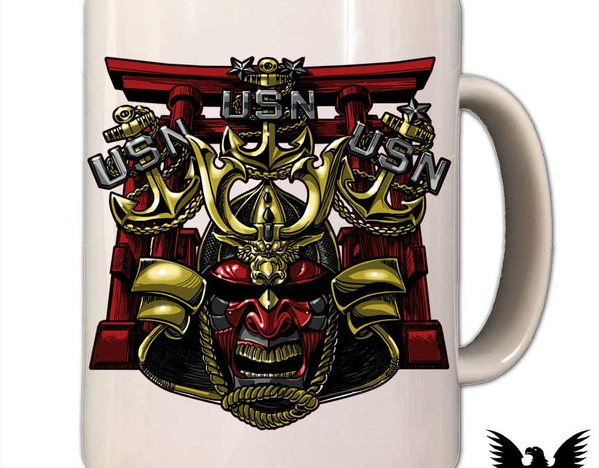 Samurai Chiefs US Navy Coffee Mug