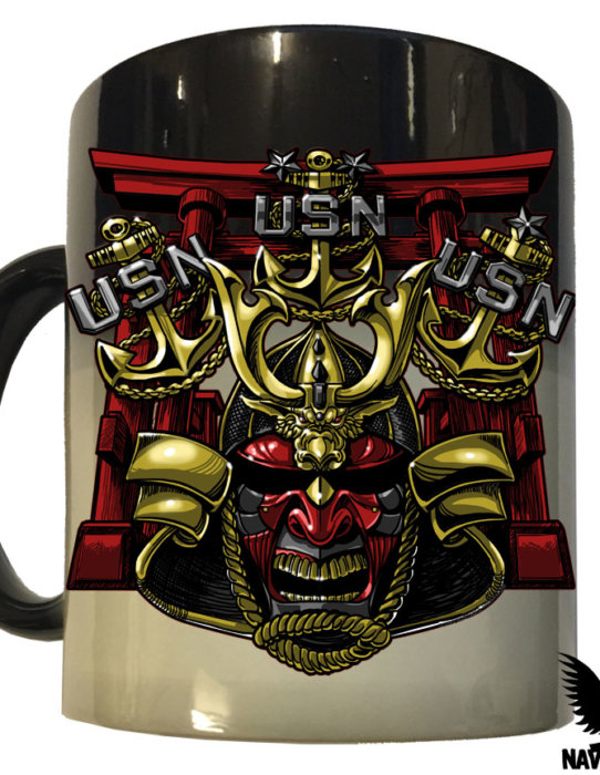 Samurai Chiefs US Navy Lava Mug