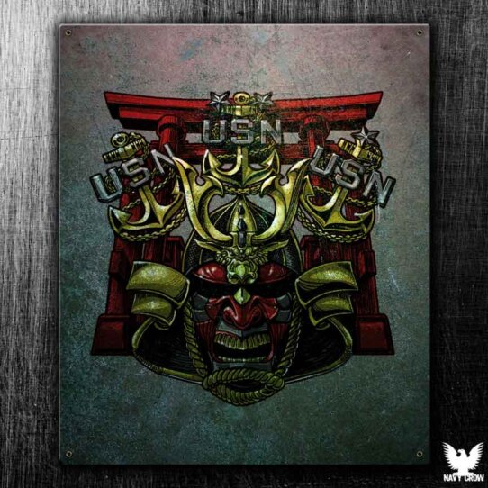 Samurai Chiefs US Navy Military Sign