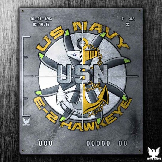 E-2 Hawkeye US Navy Military Sign