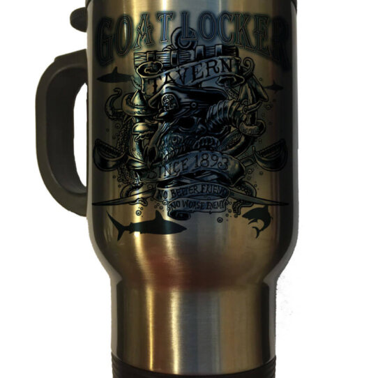US Navy Chief Goatlocker Travel Mug