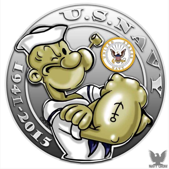 US Navy Popeye Decal