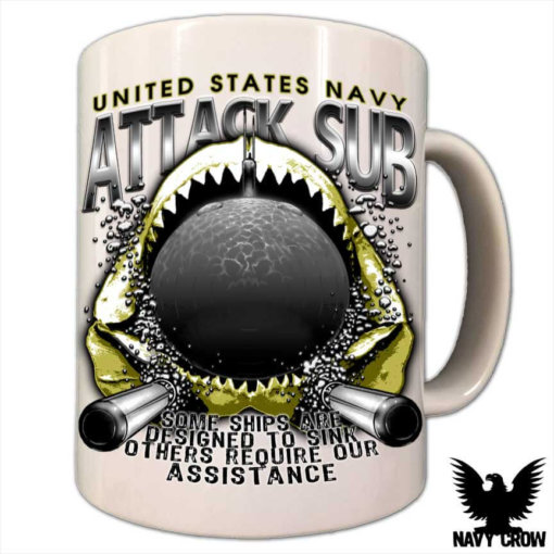 US Navy Attack Submarine Force Coffee Mug