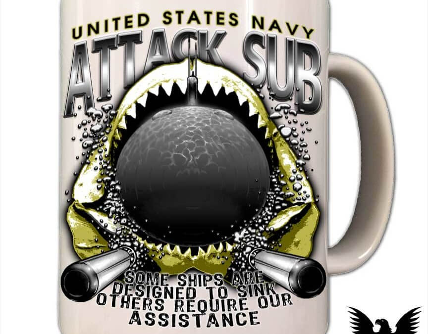 US Navy Attack Submarine Force Coffee Mug