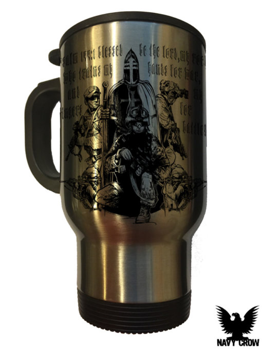 Psalm 144:1 Blessed Be The Lord Travel Mug