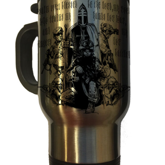 Psalm 144:1 Blessed Be The Lord Travel Mug