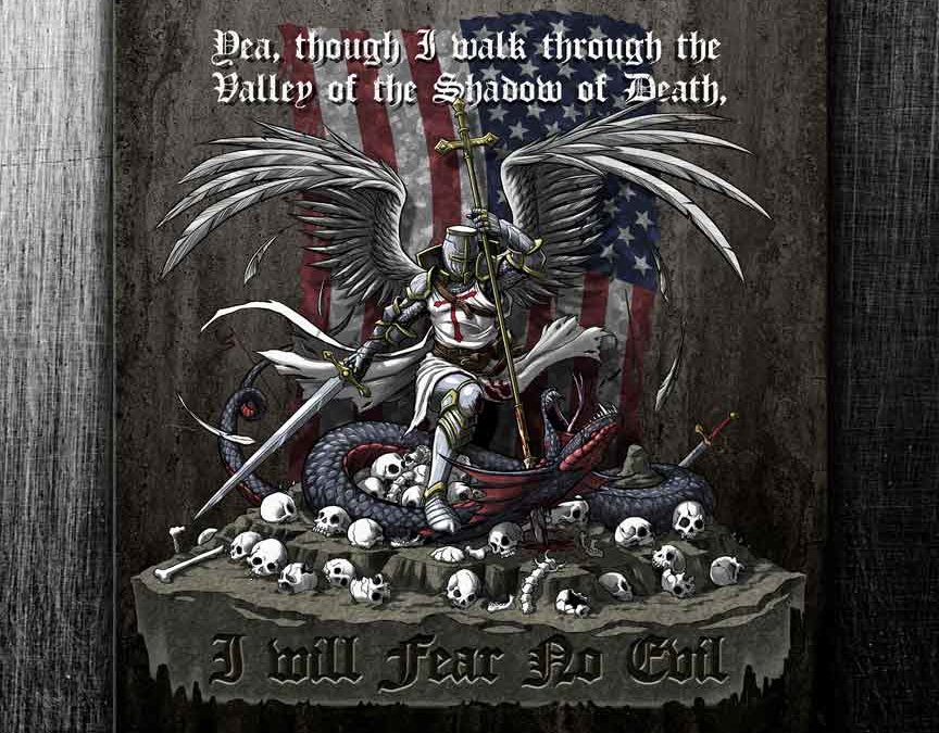 I Will Fear No Evil US Navy Military Sign
