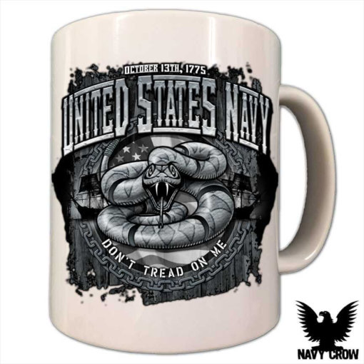 US Navy Dont Tread On Me Coffee Mug