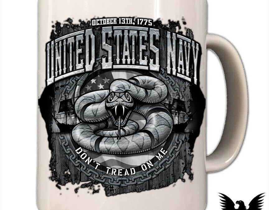 United States Navy Don’t Tread On Me Coffee Mug