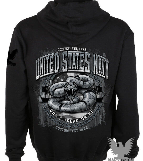 United States Navy Don’t Tread On Me Hoodie