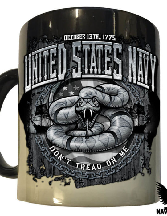 US Navy Dont Tread On Me Lava Mug