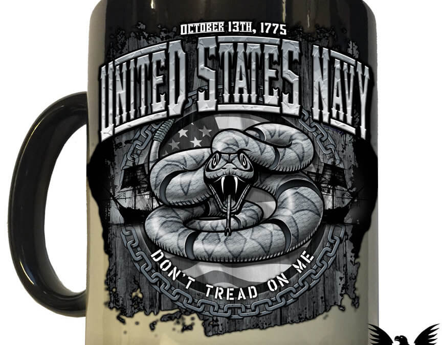 United States Navy Don’t Tread On Me Lava Mug