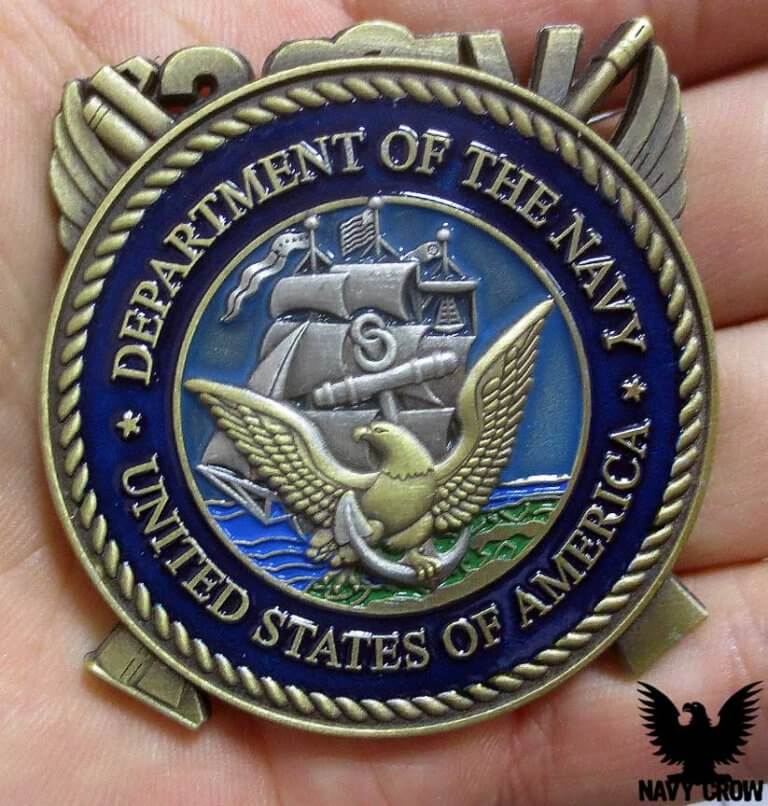Authentic MCPON #13 United States Navy Mike Stevens USN Challenge Coin REAL