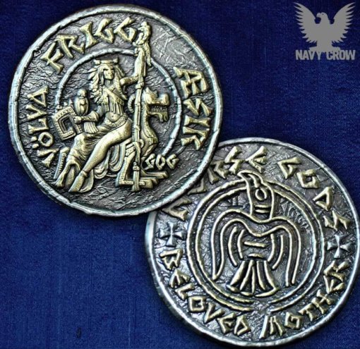 Frigg Viking Norse God US Navy Challenge Coin