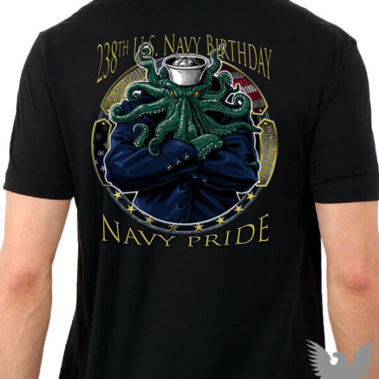 US Navy 238th Navy Ball Custom Navy Shirt