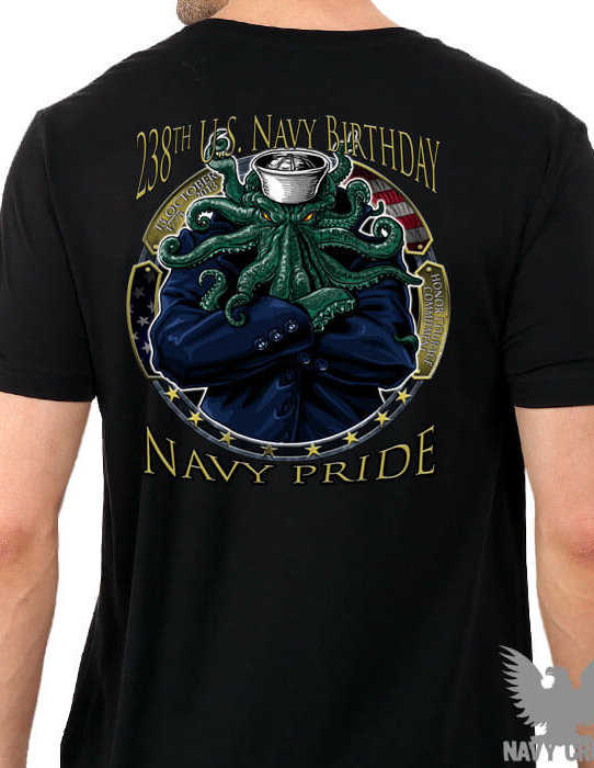 US Navy 238th Navy Ball Custom Navy Shirt